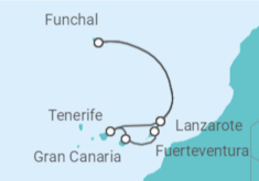 Itinerario del Crucero Islas Canarias - MSC Cruceros