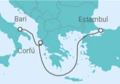 Itinerario del Crucero Grecia - MSC Cruceros