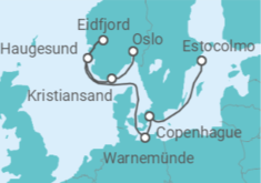 Itinerario del Crucero Dinamarca, Alemania TI - MSC Cruceros