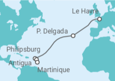 Itinerario del Crucero Portugal, Saint Maarten, Antigua Y Barbuda - MSC Cruceros