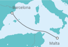 Itinerario del Crucero España - MSC Cruceros