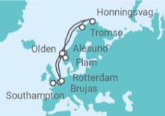 Itinerario del Crucero Bélgica, Noruega, Holanda - Celebrity Cruises