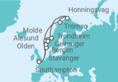 Itinerario del Crucero Noruega - Celebrity Cruises