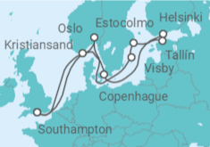 Itinerario del Crucero Dinamarca, Finlandia, Estonia, Suecia, Noruega - Celebrity Cruises