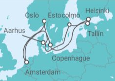 Itinerario del Crucero Noruega, Dinamarca, Suecia, Estonia, Finlandia - Celebrity Cruises