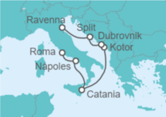 Itinerario del Crucero Italia, Montenegro, Croacia - Celebrity Cruises