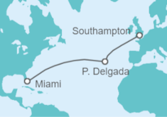 Itinerario del Crucero Portugal - Cunard