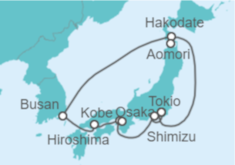 Itinerario del Crucero Japón, Corea Del Sur - Celebrity Cruises