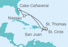 Itinerario del Crucero Islas Vírgenes - Eeuu, Puerto Rico, Bahamas - Royal Caribbean