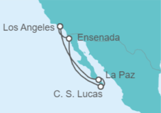 Itinerario del Crucero México - Princess Cruises