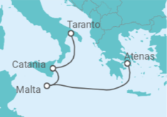 Itinerario del Crucero Malta, Italia - Costa Cruceros