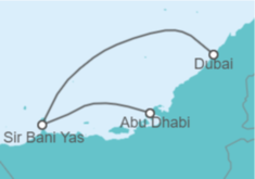 Itinerario del Crucero Emiratos Arabes - MSC Cruceros