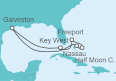 Itinerario del Crucero USA, Bahamas - Carnival