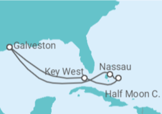 Itinerario del Crucero USA, Bahamas - Carnival