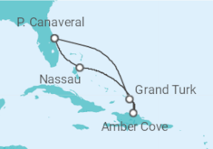 Itinerario del Crucero Bahamas - Carnival