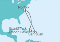 Itinerario del Crucero Puerto Rico, Bahamas - Carnival