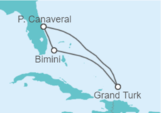 Itinerario del Crucero Bahamas - Carnival