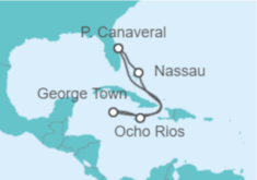 Itinerario del Crucero Bahamas, Jamaica, Islas Caimán - Carnival