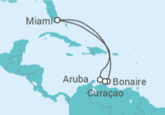 Itinerario del Crucero Bonaire, San Eustaquio y Saba, Curaçao, Aruba - Carnival