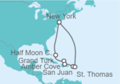 Itinerario del Crucero Bahamas, Puerto Rico, Islas Vírgenes - Eeuu - Carnival