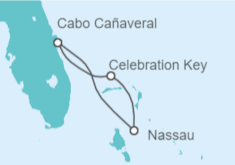 Itinerario del Crucero Bahamas - Carnival