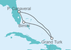 Itinerario del Crucero Bahamas - Carnival