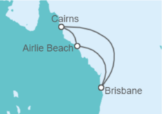 Itinerario del Crucero Australia - Carnival