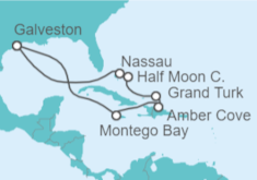 Itinerario del Crucero Jamaica, Bahamas - Carnival