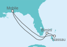 Itinerario del Crucero Bahamas - Carnival