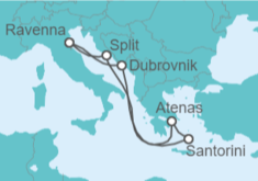 Itinerario del Crucero Croacia, Grecia - Royal Caribbean