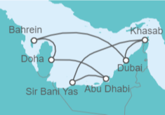 Itinerario del Crucero Emiratos Arabes, Qatar - Celestyal Cruises