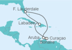 Itinerario del Crucero Curaçao, Bonaire, San Eustaquio y Saba, Aruba - Royal Caribbean