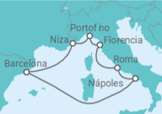 Itinerario del Crucero Francia, Italia - Celebrity Cruises