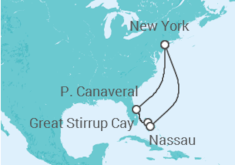 Itinerario del Crucero USA, Bahamas - Norwegian Cruise Line