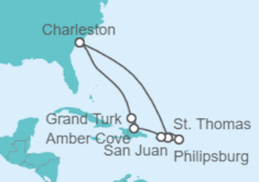 Itinerario del Crucero Islas Vírgenes - Eeuu, Saint Maarten, Puerto Rico, Bahamas - Carnival