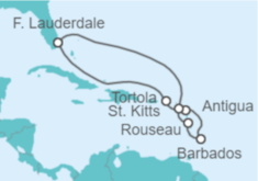 Itinerario del Crucero Islas Vírgenes - Reino Unido, Antigua Y Barbuda, Barbados - Celebrity Cruises