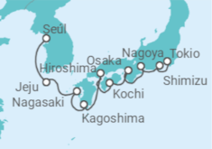 Itinerario del Crucero Japón, Corea Del Sur - Norwegian Cruise Line