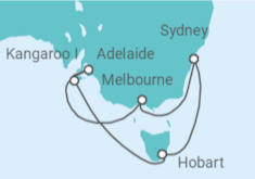 Itinerario del Crucero Australia - Norwegian Cruise Line