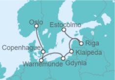 Itinerario del Crucero Dinamarca, Alemania, Polonia, Lituania, Letonia - MSC Cruceros