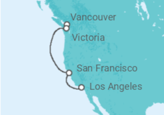 Itinerario del Crucero Canadá, USA - Princess Cruises