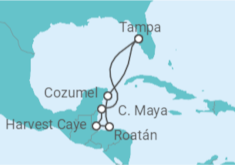 Itinerario del Crucero Honduras, México - Norwegian Cruise Line