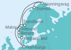 Itinerario del Crucero Noruega - MSC Cruceros