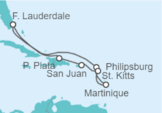 Itinerario del Crucero Saint Maarten, Martinica, Puerto Rico - Royal Caribbean