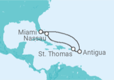 Itinerario del Crucero Bahamas, Islas Vírgenes - Eeuu, Antigua Y Barbuda - Celebrity Cruises