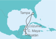 Itinerario del Crucero México, Honduras - Royal Caribbean