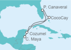 Itinerario del Crucero México - Royal Caribbean