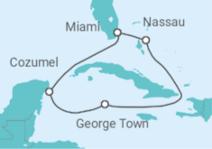 Itinerario del Crucero Bahamas, Islas Caimán, México - Celebrity Cruises