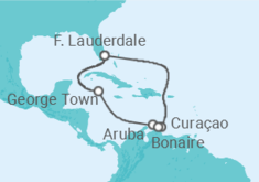 Itinerario del Crucero Islas Caimán, Aruba, Curaçao, Bonaire, San Eustaquio y Saba - Celebrity Cruises