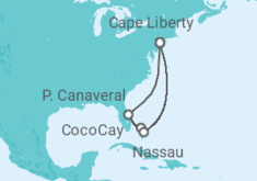 Itinerario del Crucero USA, Bahamas - Royal Caribbean