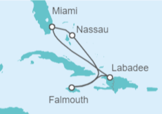 Itinerario del Crucero Bahamas, Jamaica - Royal Caribbean